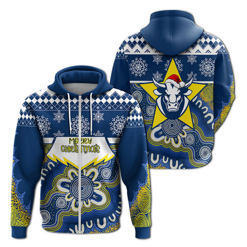 aboriginal-art-cowboys-merry-christmas-zip-hoodie