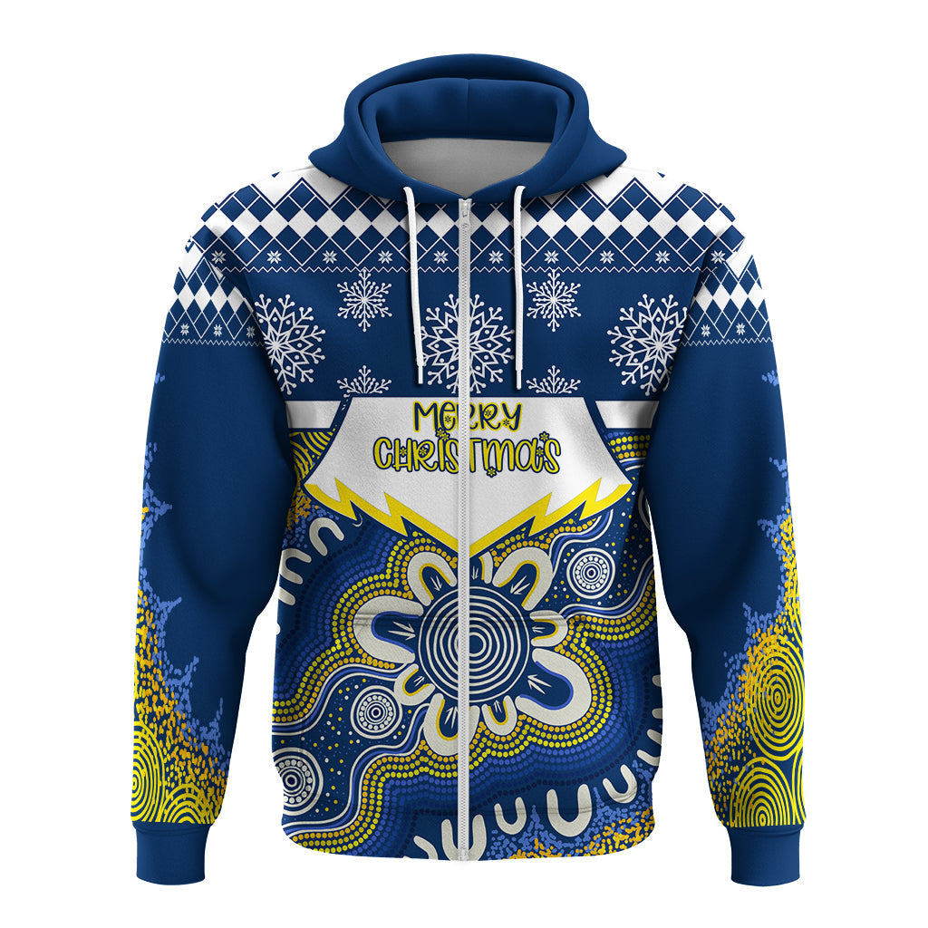 aboriginal-art-cowboys-merry-christmas-zip-hoodie