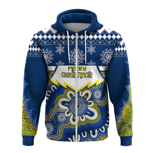 aboriginal-art-cowboys-merry-christmas-zip-hoodie