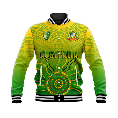 cricket-australia-indigenous-aboriginal-baseball-jacket-boomerang-dot-painting-style