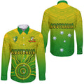 cricket-australia-indigenous-aboriginal-hawaii-long-sleeve-button-shirt-boomerang-dot-painting-style