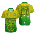 (Custom Personalised) Cricket Australia Indigenous Aboriginal Hawaiian Shirt Boomerang Dot Painting Style LT9
