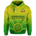 (Custom Personalised) Cricket Australia Indigenous Aboriginal Zip Up And Pullover Hoodie Boomerang Dot Painting Style LT9