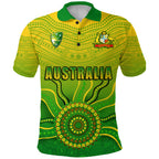 (Custom Personalised) Cricket Australia Indigenous Aboriginal Polo Shirt Boomerang Dot Painting Style LT9