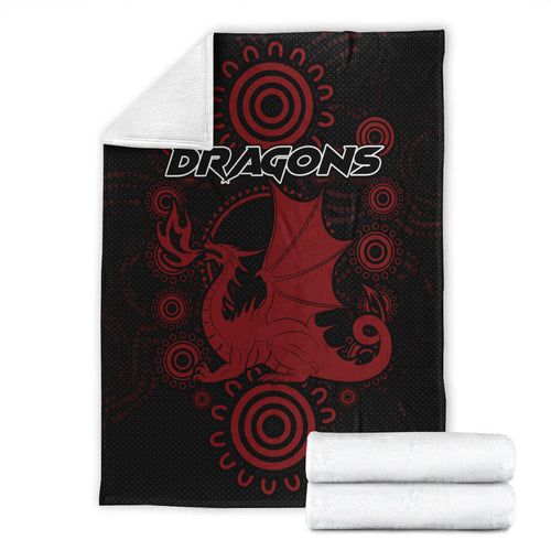 st-george-rugby-blanket-custom-indigenous-dragons-blanket