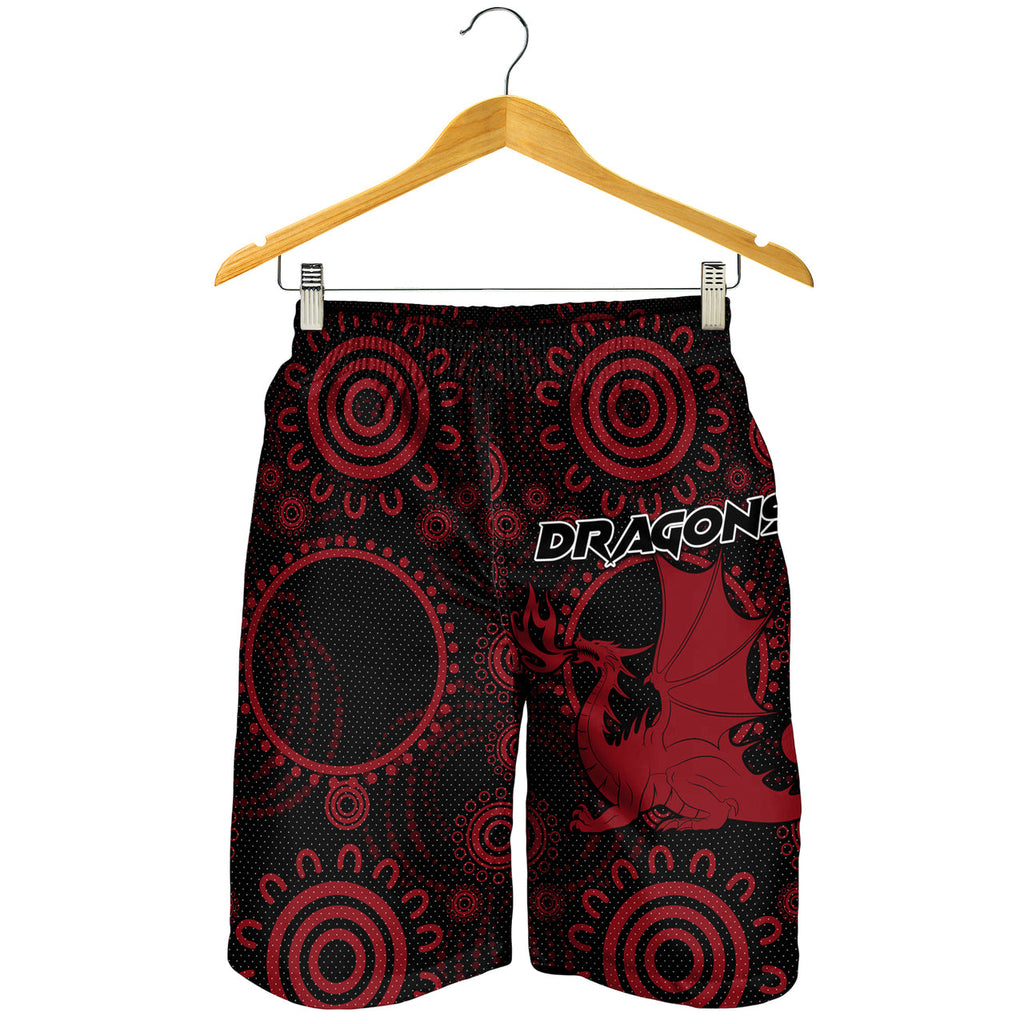 st-george-rugby-men-shorts-custom-indigenous-dragons-men-shorts