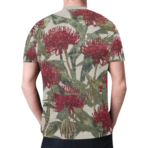 t-shirt-kangaroo-t-shirt-waratah-painting-unisex