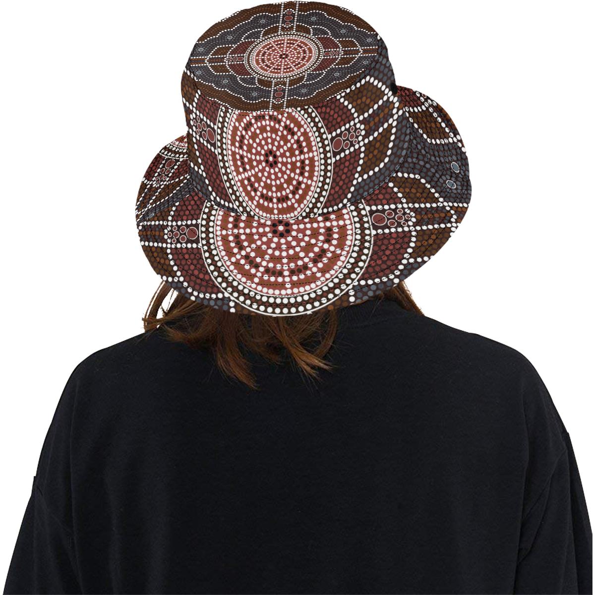 bucket-hat-aboriginal-dot-painting-hat-ver03