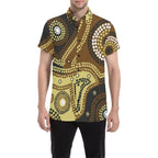 aboriginal-short-sleeve-shirt-brown-landscape-dot-painting-art