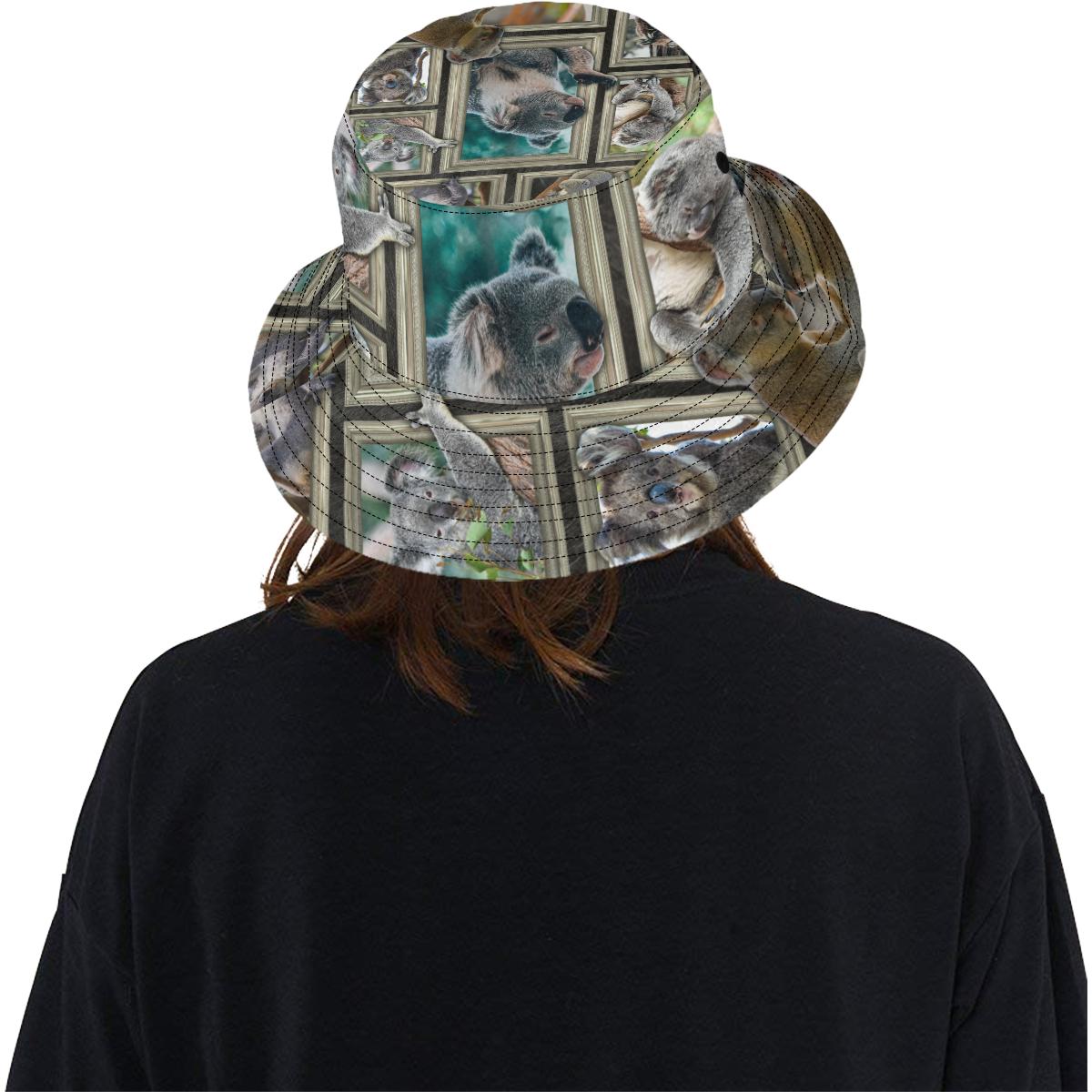 bucket-hat-australian-koala-3d