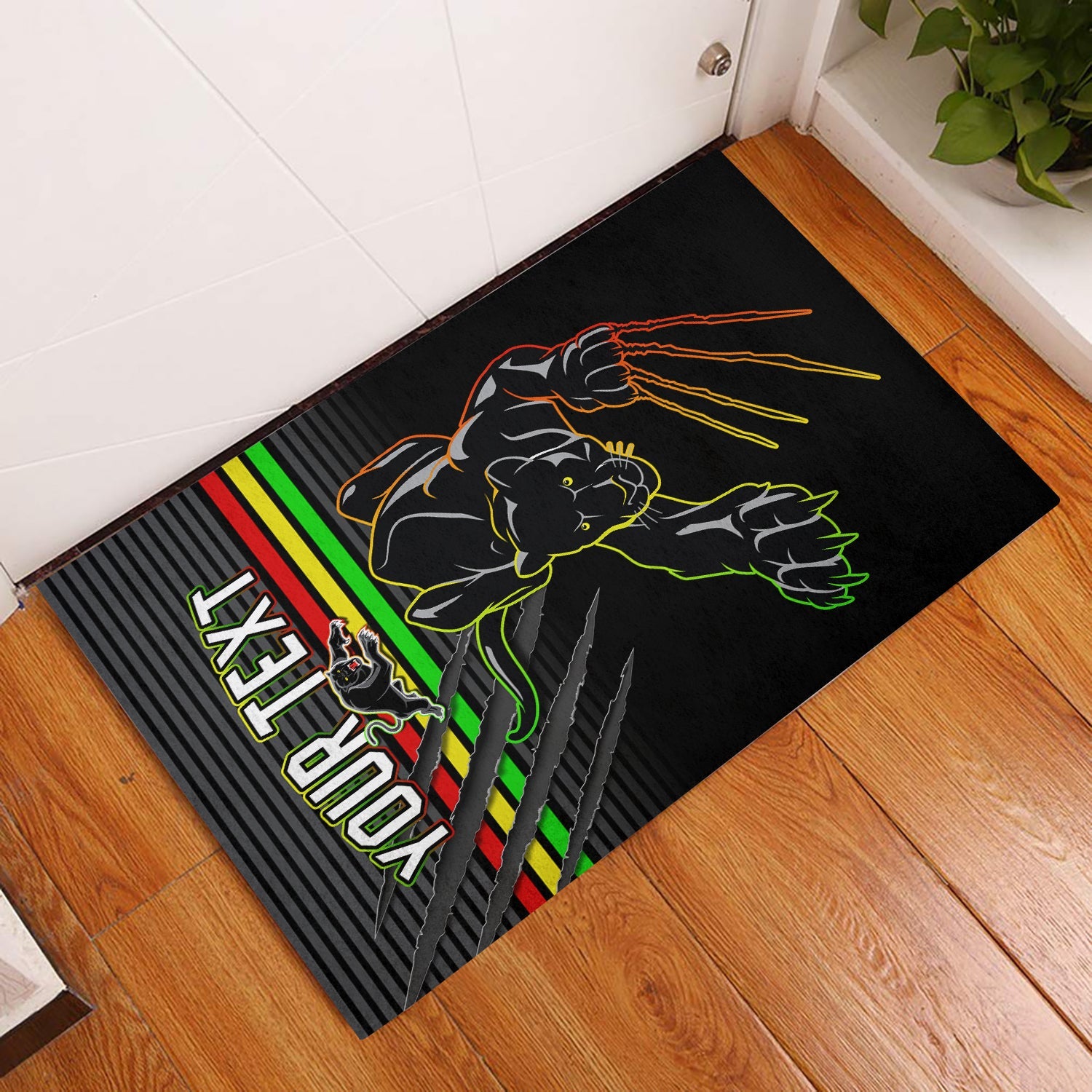 custom-personalised-panthers-proud-door-mat-back-to-back-premiers-2022-version-02-black