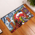 custom-personalised-roosters-rugby-door-mat-easts-1908-aboriginal-artsy-premiers-ver01