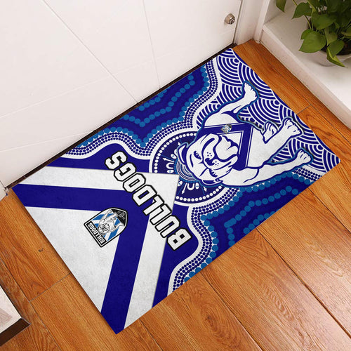 bulldogs-rugby-door-mat-canterbury-bankstown-1935-indigenous-artsy