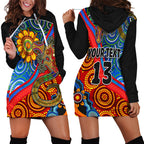 custom-text-and-number-australia-lizard-and-sun-hoodie-dress-aboriginal-art-speical