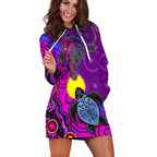 custom-personalised-australia-lizard-and-turtle-hoodie-dress-aboriginal-art-beautiful-life