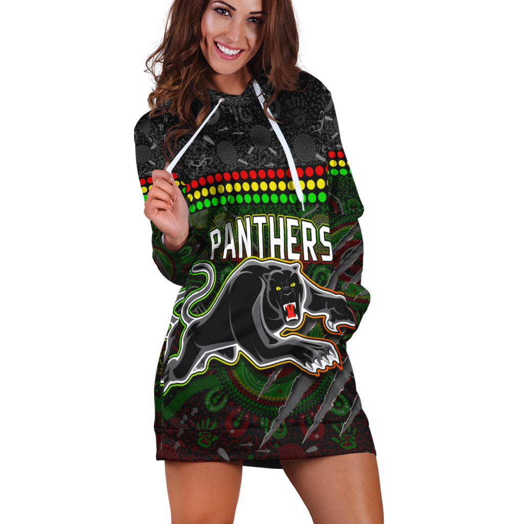 custom-personalised-panthers-hoodie-dress-premiers-2022-aboriginal