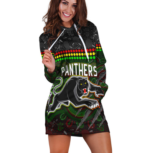 custom-personalised-panthers-hoodie-dress-premiers-2022-aboriginal