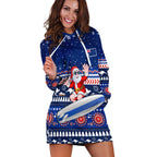 custom-personalised-australia-christmas-hoodie-dress-aussie-aboriginal-santa-claus-is-surfing-with-kangaroo