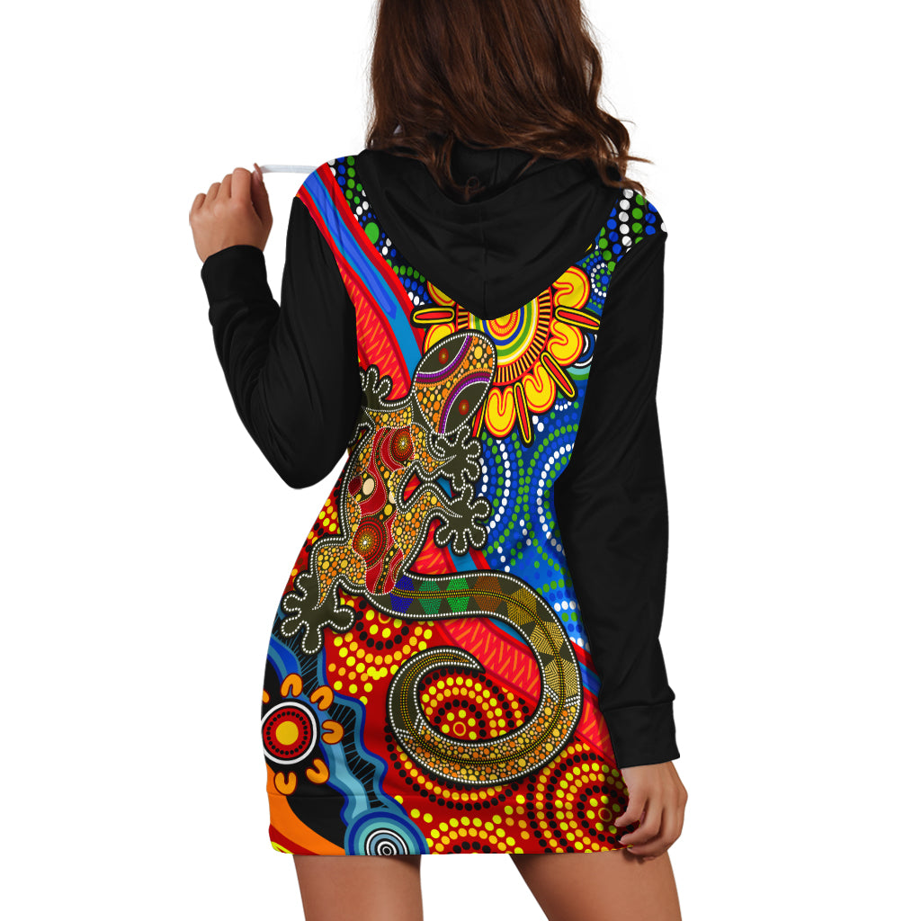 australia-lizard-and-sun-hoodie-dress-aboriginal-art-speical