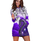 custom-personalised-manaia-maori-hoodie-dress-fern-aotearoa-purple-waves