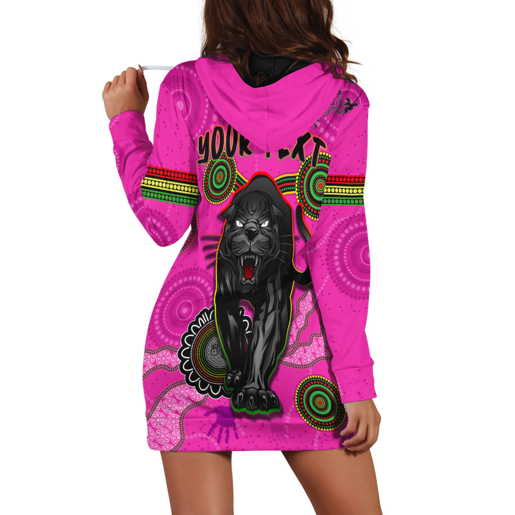 custom-personalised-panthers-hoodie-dress-aboriginal-with-lizard