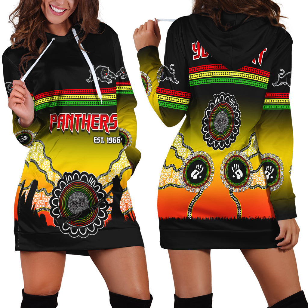 custom-personalised-panthers-hoodie-dress-go-the-mighty-penrith-aboriginal