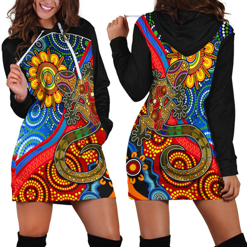 australia-lizard-and-sun-hoodie-dress-aboriginal-art-speical