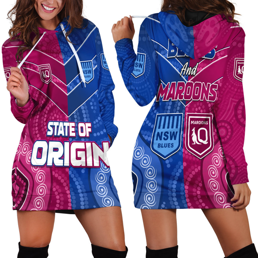 blues-and-maroons-rugby-hoodie-dress-origin-nsw-combine-queensland-aboriginal-australian-lt13