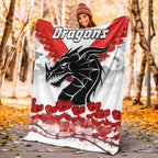 dragons-anzac-2022-premium-blanket-we-will-remember-them