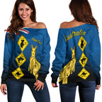 custom-personalised-australia-kangaroo-off-shoulder-sweater-road-signs-aussie-aboriginal