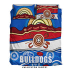 western-bulldogs-aboriginal-football-bedding-set-simple-style