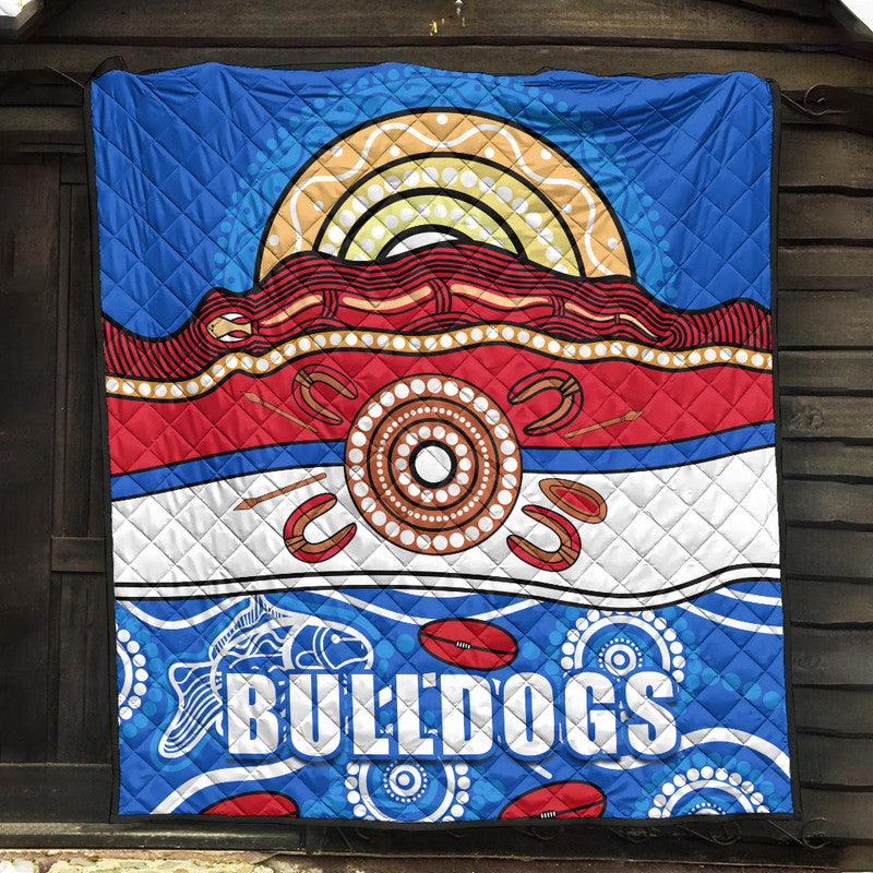 western-bulldogs-aboriginal-football-premium-quilt-simple-style