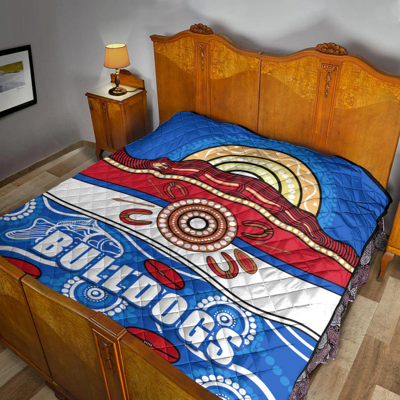 western-bulldogs-aboriginal-football-premium-quilt-simple-style