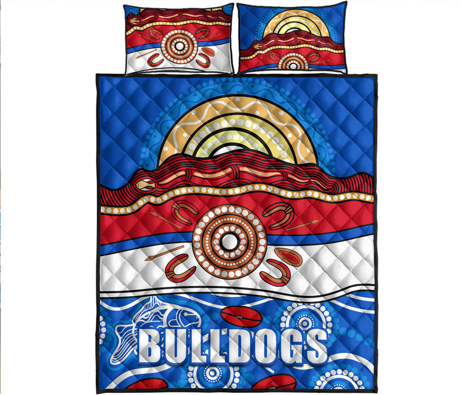 western-bulldogs-aboriginal-football-quilt-bed-set-simple-style