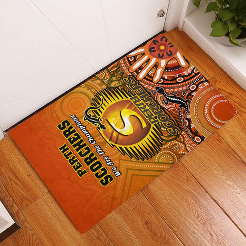 perth-scorchers-champions-door-mat-lizard-indigenous-aboriginal-no2