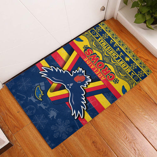 adelaide-crows-unique-winter-season-door-mat-adelaide-merry-christmas-no1