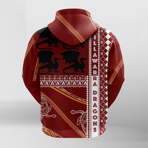 illawarra-dragons-aboriginal-christmas-with-geometrical-pattern-zip-hoodie