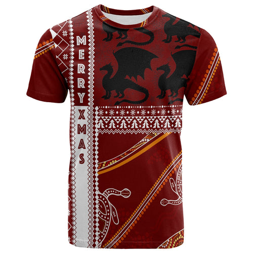 illawarra-dragons-aboriginal-christmas-with-geometrical-pattern-t-shirt