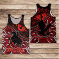 St. George Illawarra Dragons Men Tank Top Dragons Aboriginal Dreamtime Style LT9