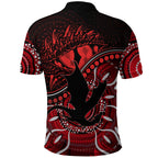 St. George Illawarra Dragons Polo Shirt Dragons Aboriginal Dreamtime Style LT9