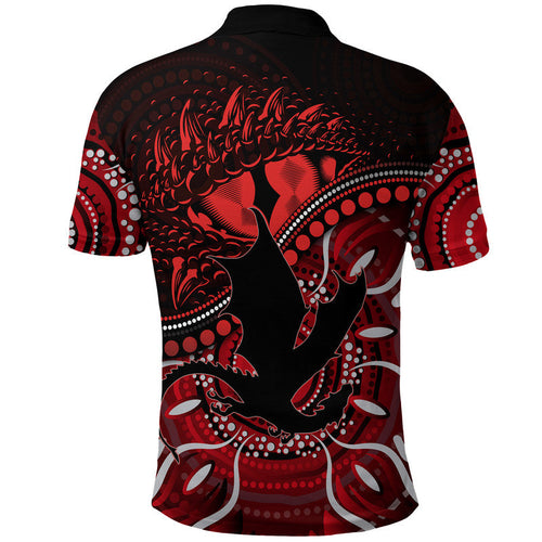 St. George Illawarra Dragons Polo Shirt Dragons Aboriginal Dreamtime Style LT9