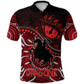 St. George Illawarra Dragons Polo Shirt Dragons Aboriginal Dreamtime Style LT9