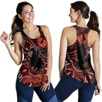 St. George Illawarra Dragons Women Racerback Tank Dragons Aboriginal Dreamtime Style LT9