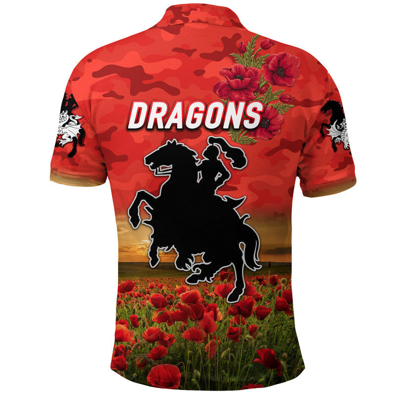 dragons-anzac-polo-shirt-poppy-flowers-vibes-red