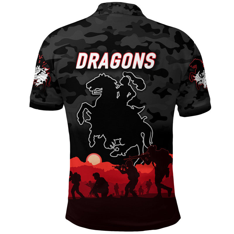 st-george-illawarra-dragons-anzac-2022-polo-shirt-simple-style-black