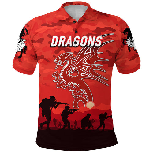 custom-personalised-dragons-anzac-polo-shirt-simple-style-red