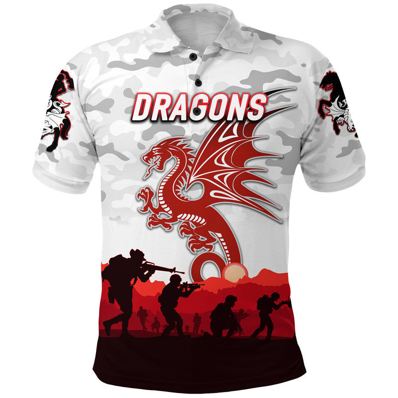 custom-personalised-dragons-anzac-polo-shirt-simple-style-white