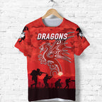 st-george-illawarra-dragons-anzac-2022-t-shirt-simple-style-red