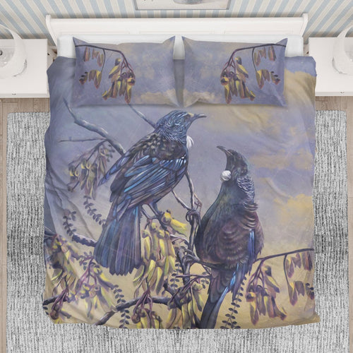 new-zealand-kowhai-bedding-set-tui-bird-duvet-cover-and-pillow-case-3