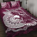 sea-eagles-rugby-quilt-bed-set-custom-super-eagles-quilt-bed-set